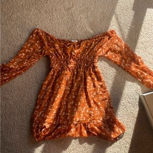 Cute fall boho dress!